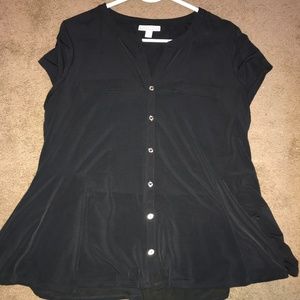 Dana Buchman Button Down Blouse